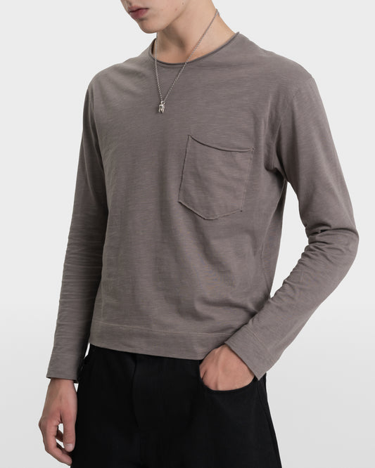 POCKET LONGSLEEVE in earth beige