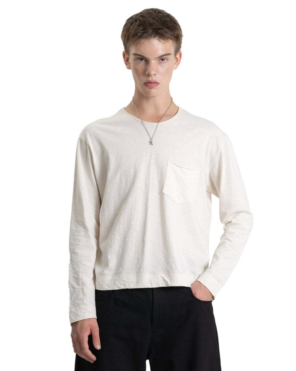 Pocket Longsleeve - Ecru