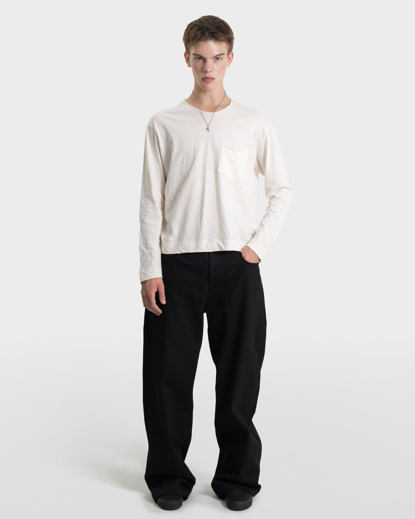 POCKET LONGSLEEVE in écru