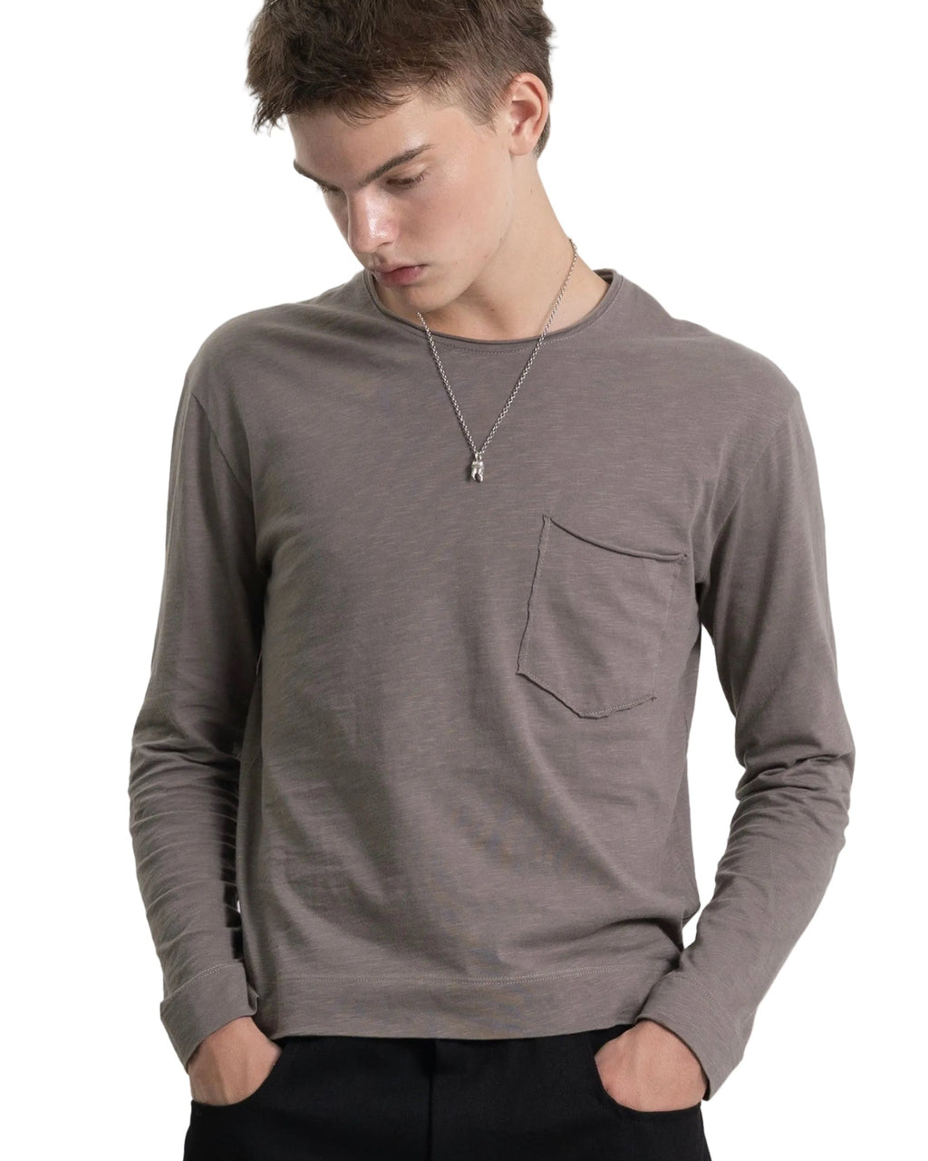 Pocket Longsleeve - Earth Beige
