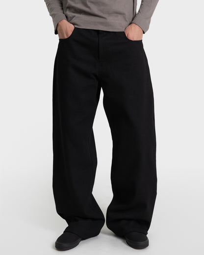 EVERYDAY RAW DENIM in midnight black