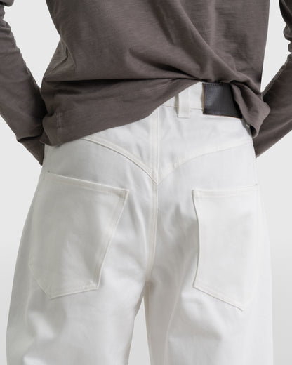 EVERYDAY RAW DENIM JEANS in écru