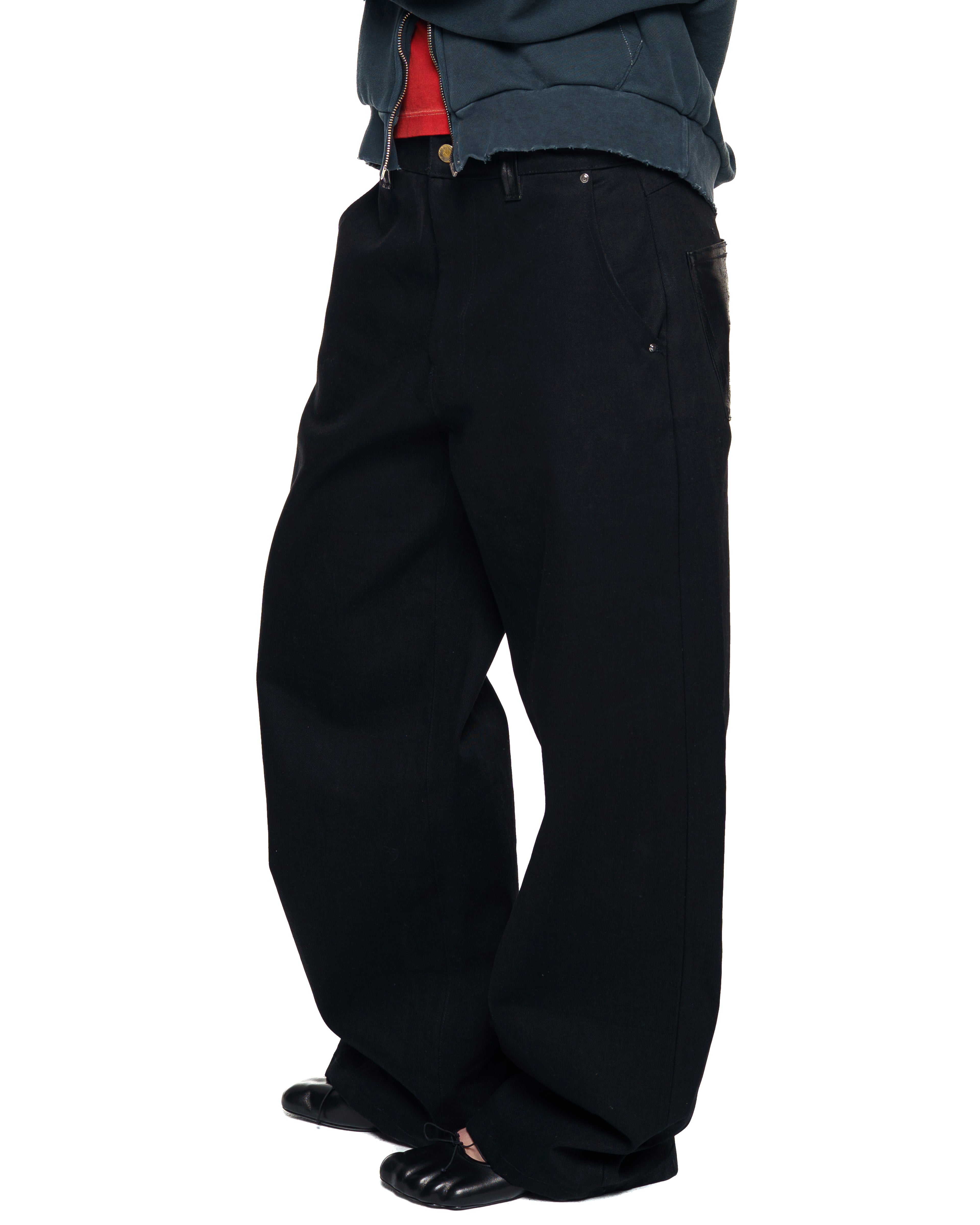 Detailed Bootcut Jeans