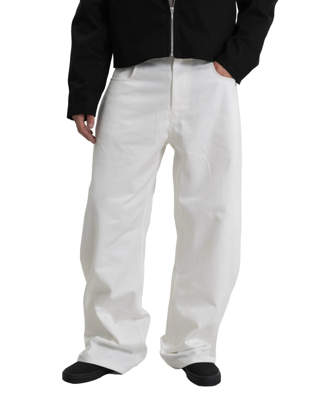 Everyday Raw Denim Jeans - Ecru